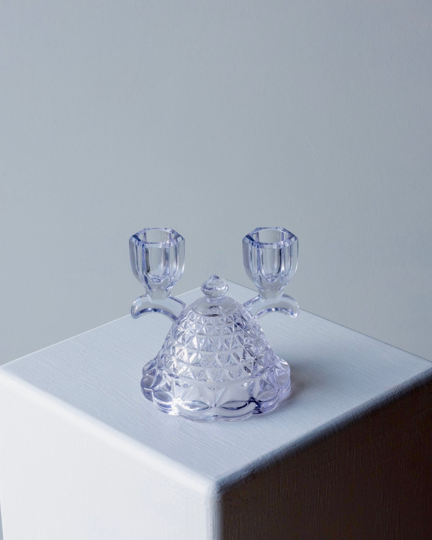 Cut Glass Candlestick