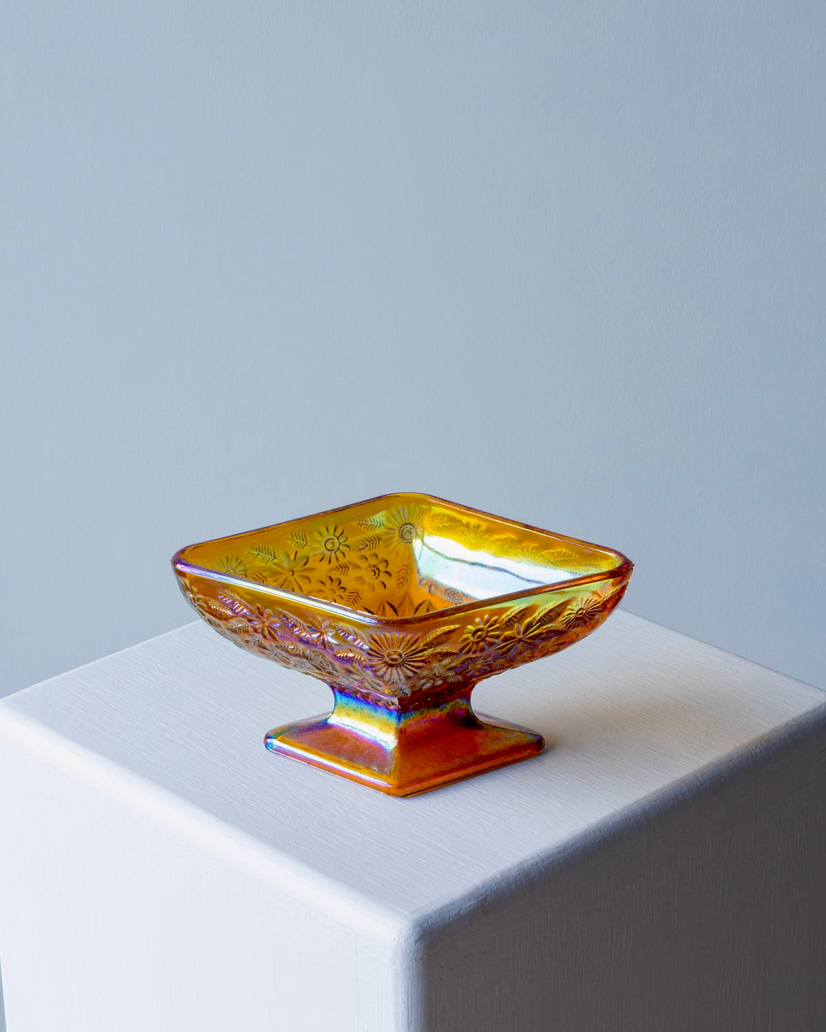 Carnival Glass Candy Dish