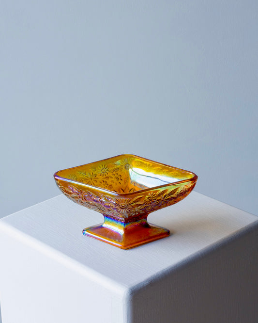 Carnival Glass Candy Dish