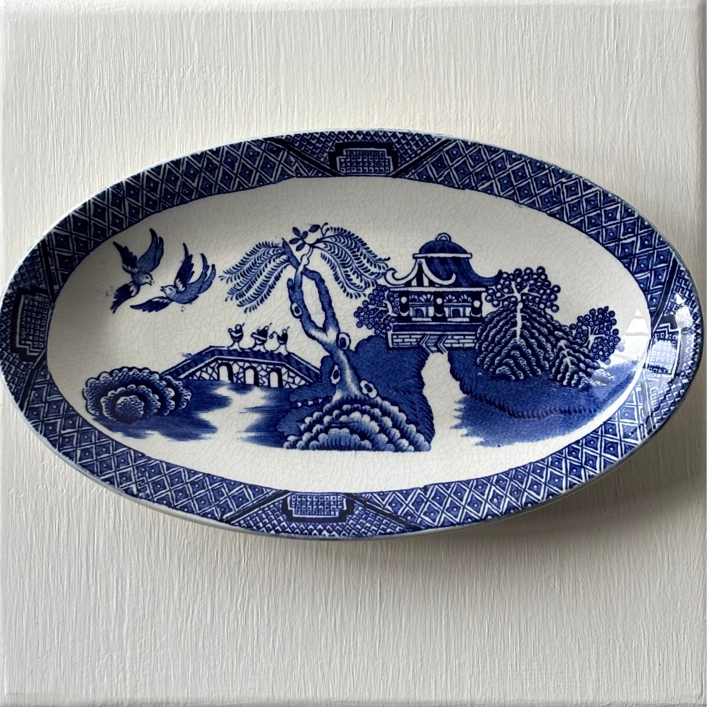 Oval Chinoiserie Dish