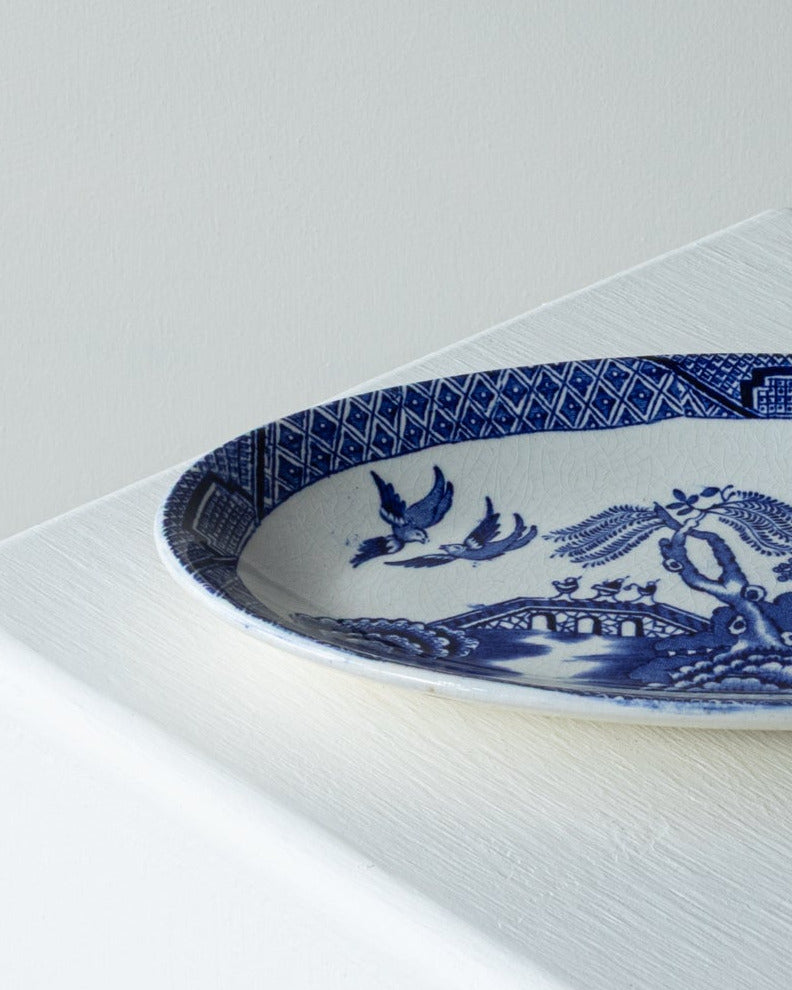 Oval Chinoiserie Dish