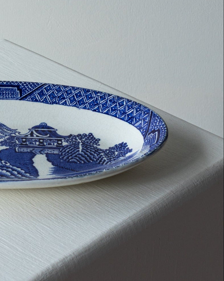 Oval Chinoiserie Dish